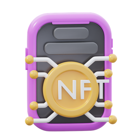 Aplicativo nft  3D Icon
