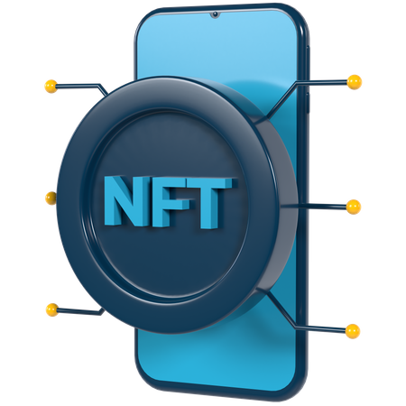 Aplicativo nft  3D Icon