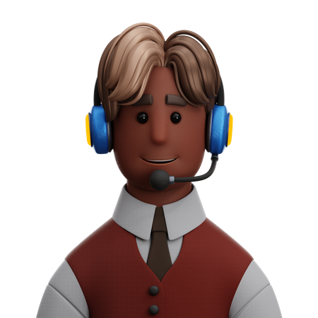 Apoiador do cliente  3D Icon