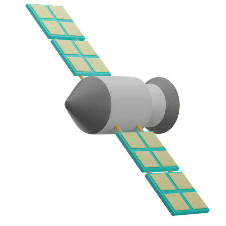 Satélite Apolo  3D Illustration