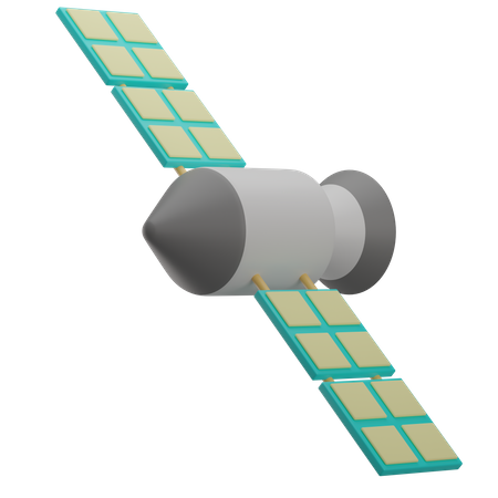 Apollo Satellite 3D Illustration