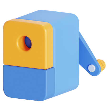 Apontador de lápis  3D Icon