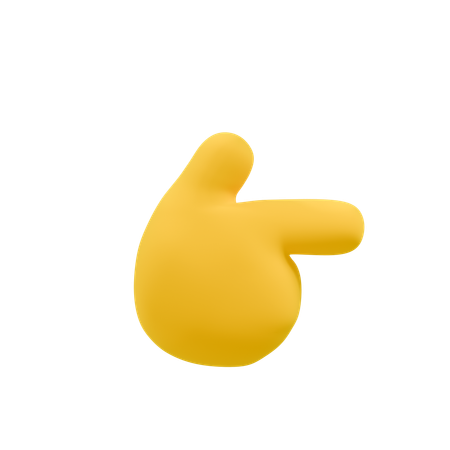 Apontando para a esquerda  3D Icon