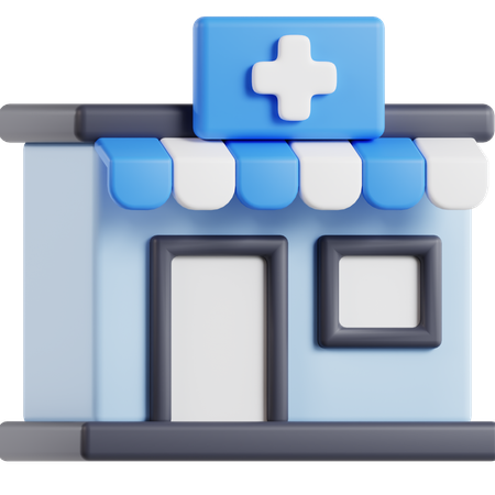 Apotek  3D Icon