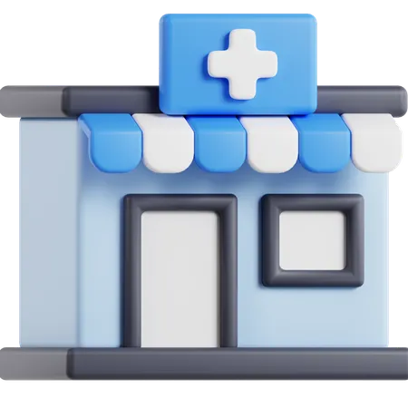 Apotek  3D Icon
