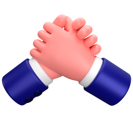 Apoyo del empresario o gesto de ayuda con la mano  3D Icon