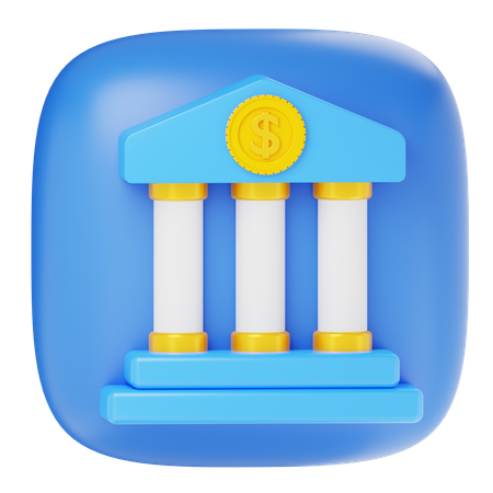 App bank  3D Icon