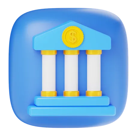 App bank  3D Icon