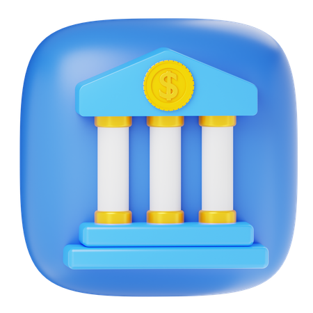 App bank  3D Icon