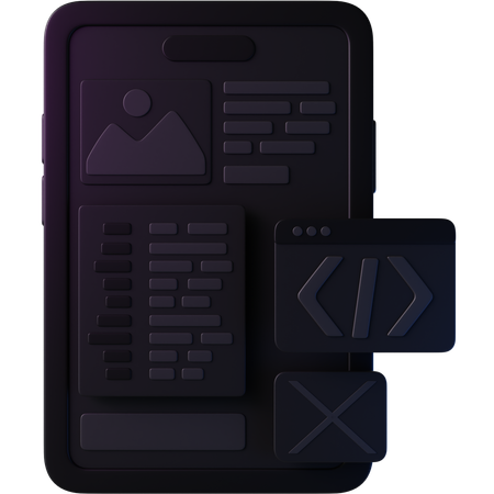 App Development  3D Icon