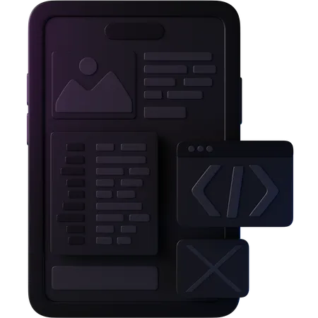 App Development  3D Icon