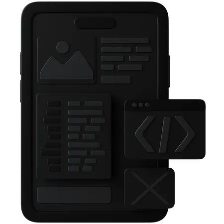 App Development  3D Icon