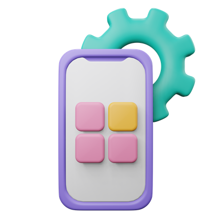 App Development  3D Icon