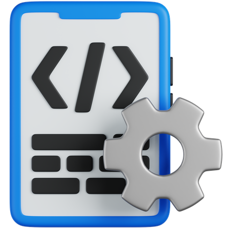 App-Entwicklung  3D Icon