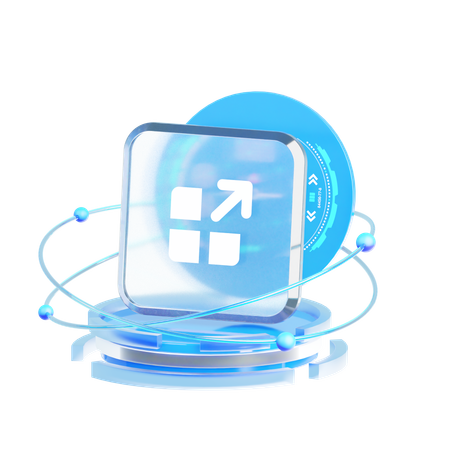 App Extension  3D Icon