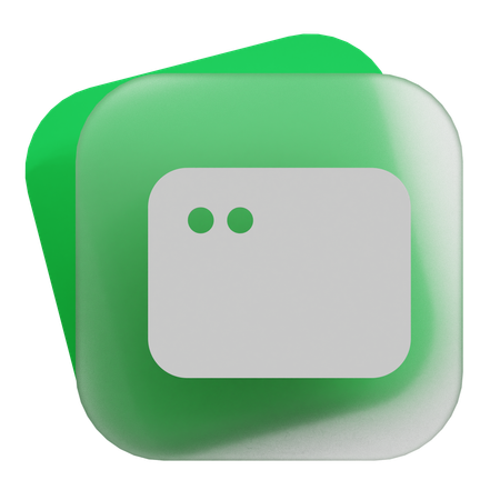 App-Fenster  3D Icon