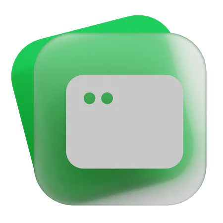 App-Fenster  3D Icon