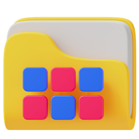 App Folder  3D Icon