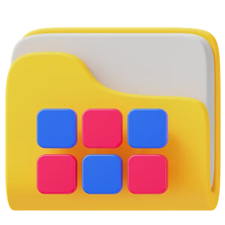 App Folder  3D Icon