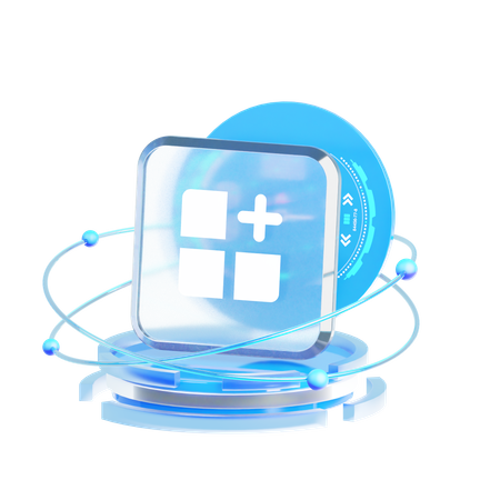App Install  3D Icon