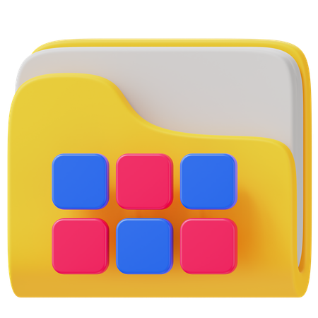 App-Ordner  3D Icon