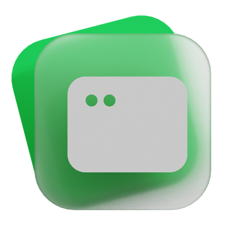 App window  3D Icon