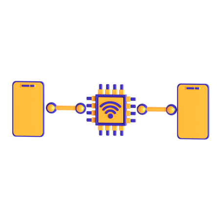 Appareil connecté  3D Icon