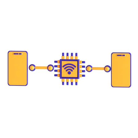 Appareil connecté  3D Icon