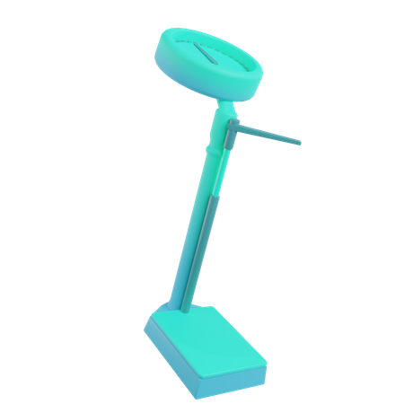 Appareil de poids et de taille  3D Icon