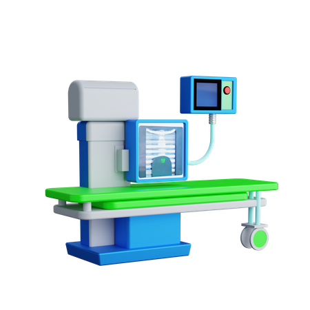 Appareil de radiologie  3D Icon