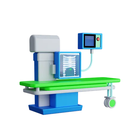 Appareil de radiologie  3D Icon