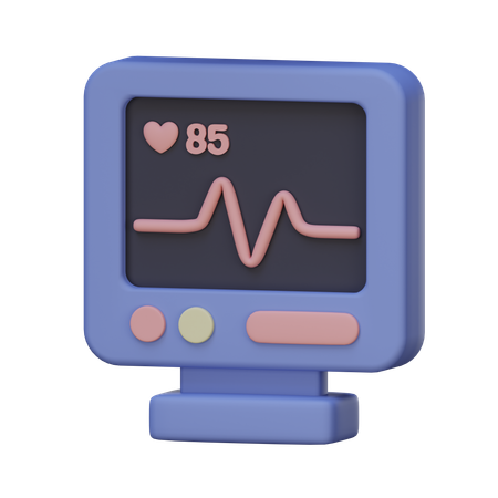 Appareil d'ECG numérique  3D Icon