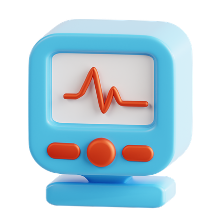 Appareil à ECG  3D Icon