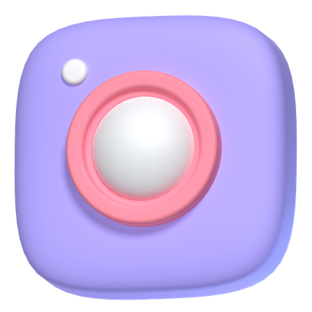 Appareil photo  3D Icon