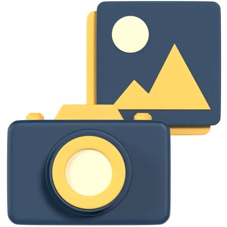 Appareil photo  3D Icon