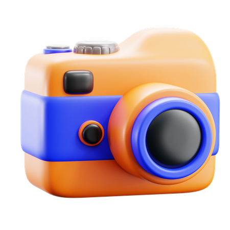 Appareil photo compact  3D Icon