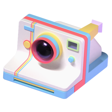 Appareil photo instantané  3D Icon