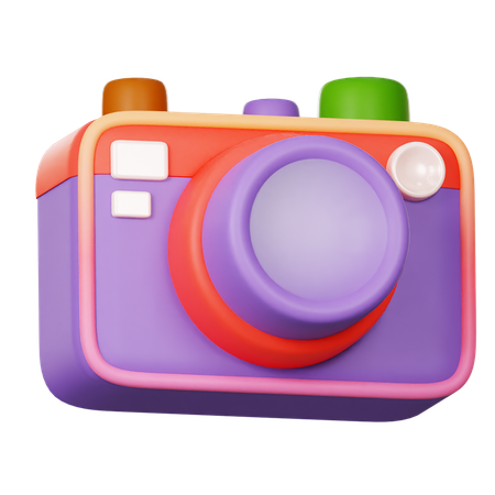 Appareil photo numérique  3D Icon