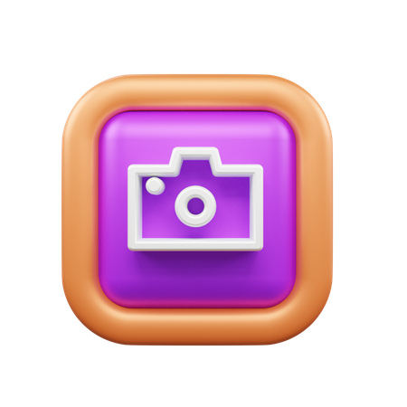 Appareil photo numérique  3D Icon