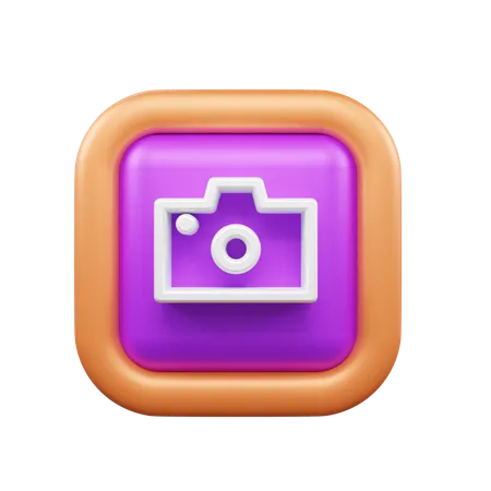 Appareil photo numérique  3D Icon