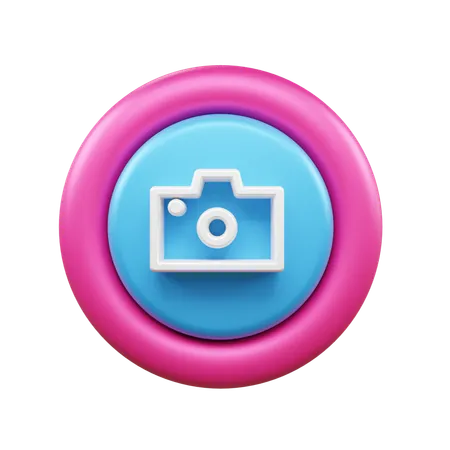 Appareil photo numérique  3D Icon