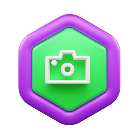 Appareil photo numérique  3D Icon