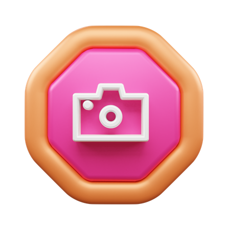 Appareil photo numérique  3D Icon