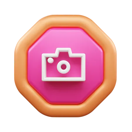 Appareil photo numérique  3D Icon