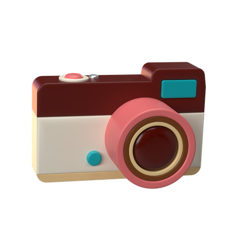 Appareil photo numérique  3D Icon