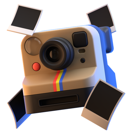 Appareil Polaroïd  3D Icon