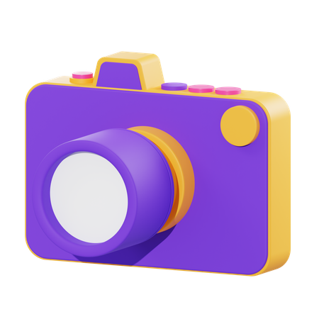 Appareil photo reflex numérique  3D Illustration