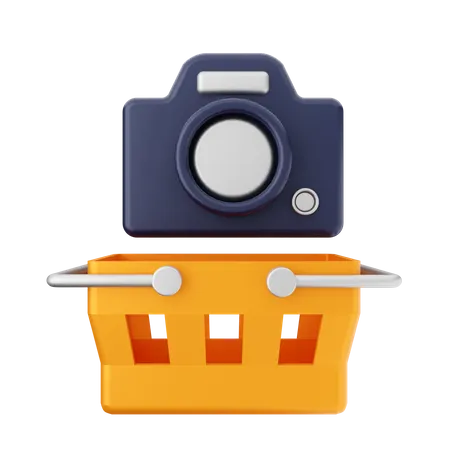 Achats d'appareils photo  3D Icon