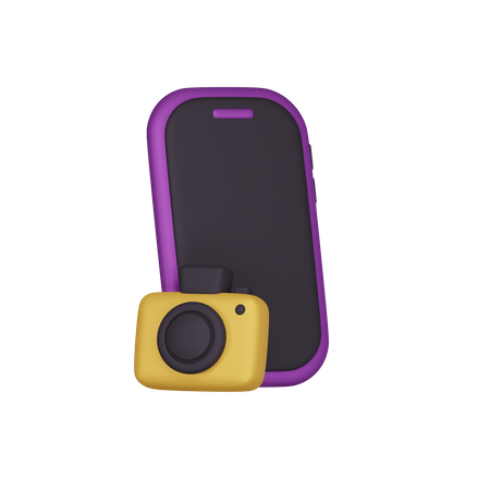 Appareil photo pour smartphone  3D Icon