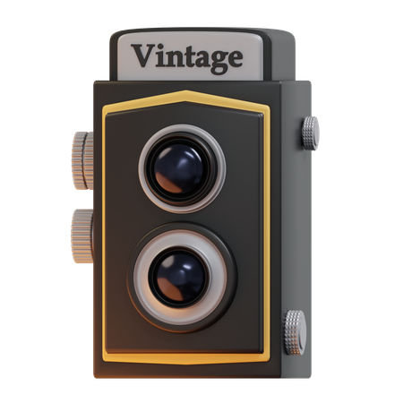 Appareil photo vintage  3D Icon